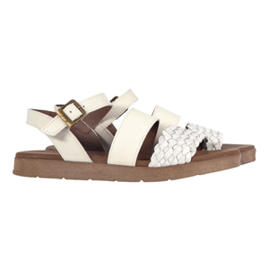 Sandalias Citadina Mujer Lou Tiza Faja Trenzada