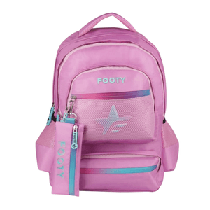 Mochila Footy Big Kids Star 18" RosaRosa