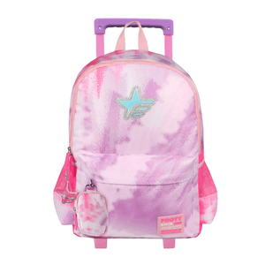 Mochila Footy Big Kids Batik Carro 18" Fucsia
