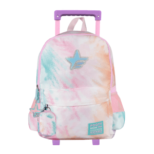 Mochila Footy Big Kids Batik Carro 18" Rosa
