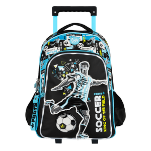 Mochila Footy Dinamic Carro 18" Con Luz