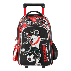 Mochila Footy Dinamic Carro 18" Con Luz