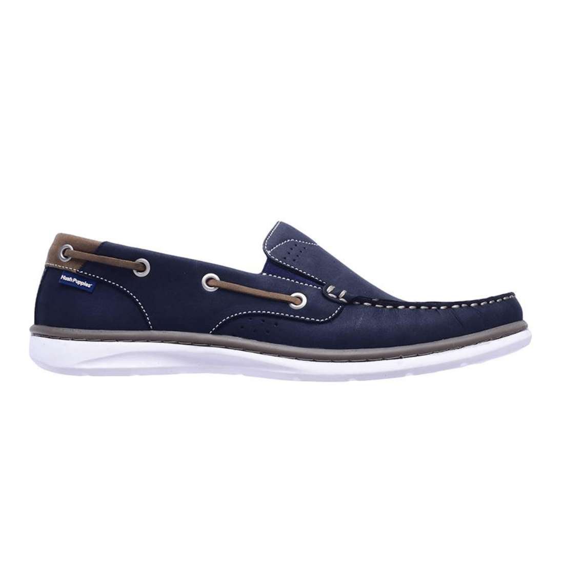 hush puppies blue loafers