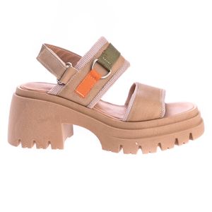 Sandalias Anca & Co Mujer Lily Alta Con Pulsera Velcro