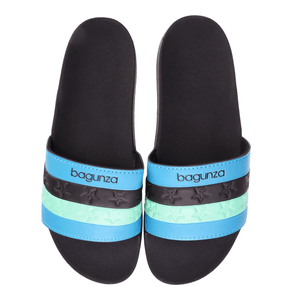 Chinelas Bagunza Unisex Bahia Verde Celeste