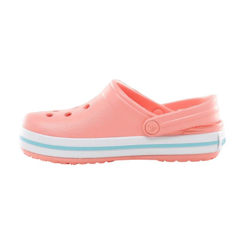 Zuecos Crocs Ni a Crocband Salmon