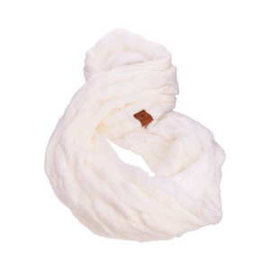 Cuello Tejido Amayra De Mujer Con Peluche