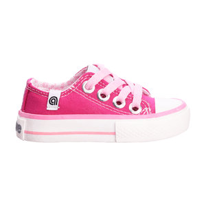 Zapatillas Rave Niño Sauces De Lona Fucsia
