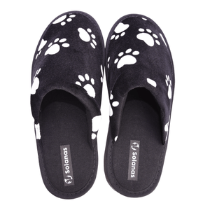 Pantuflas Mujer Solanas Plush Negras