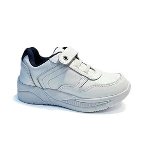 Zapatillas Mocassino Alex Zap Colegial Blanco Azul