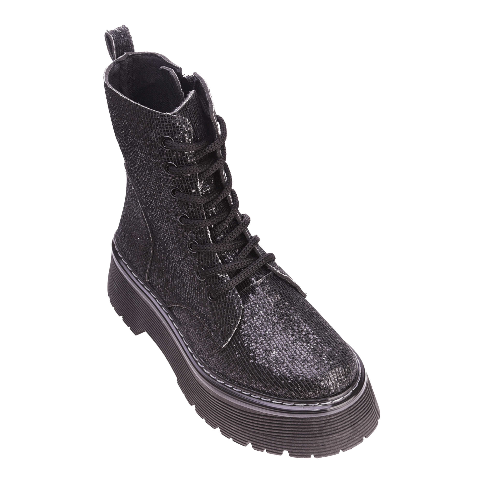 Borcegos Tres Corazones Mujer Glitter Vallejo Calzados Tienda Oficial  Online