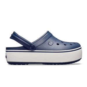Zuecos Mujer Crocs Crocband Platforma Azules