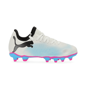 Botines Puma Jr Future 7 Play Fg Blancos