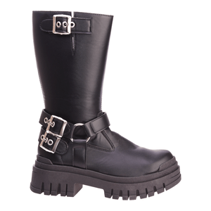 Botas Mujer Lorena Ba Plataforma Con Hebillas