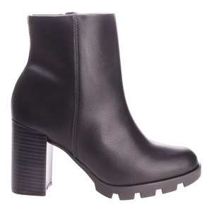 Botas Mujer Beira Rio 9074 Negras Con Taco Cuadrado
