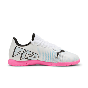 Botines Puma Niños Future 7 Play Futsal Blancos