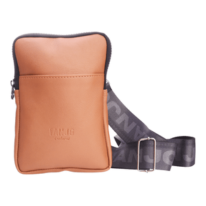 Bandolera Marron Ianjo 2553 Con Correa Desmontable