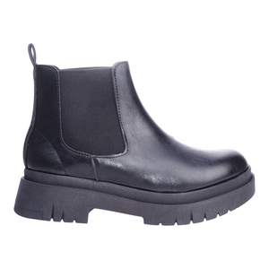 Botinetas Mujer Tampa Doble Elastico Negra