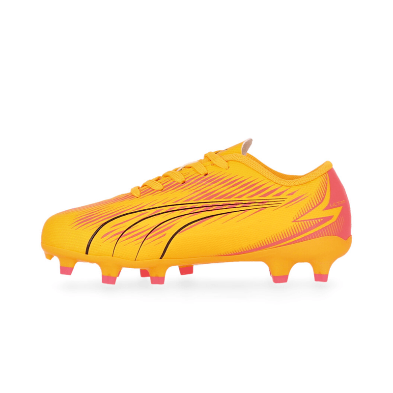 Botines Puma Ultra Play Fg Jr Naranjas