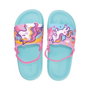Chinelas Seawalk Niño Adi Unicornio Verdes