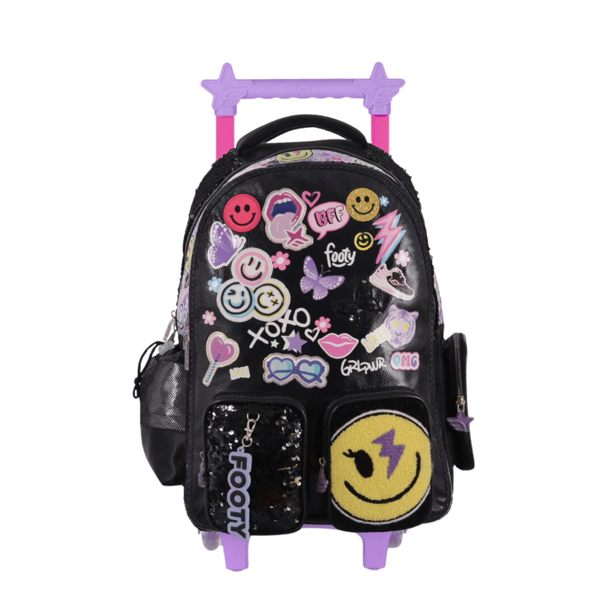 Mochila Footy Mochila De Unicornio Negra Mochilas De Carrito De