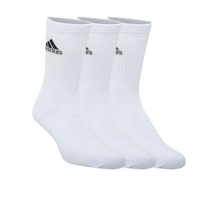 Medias Adidas 3/4 Blancas Pack X3