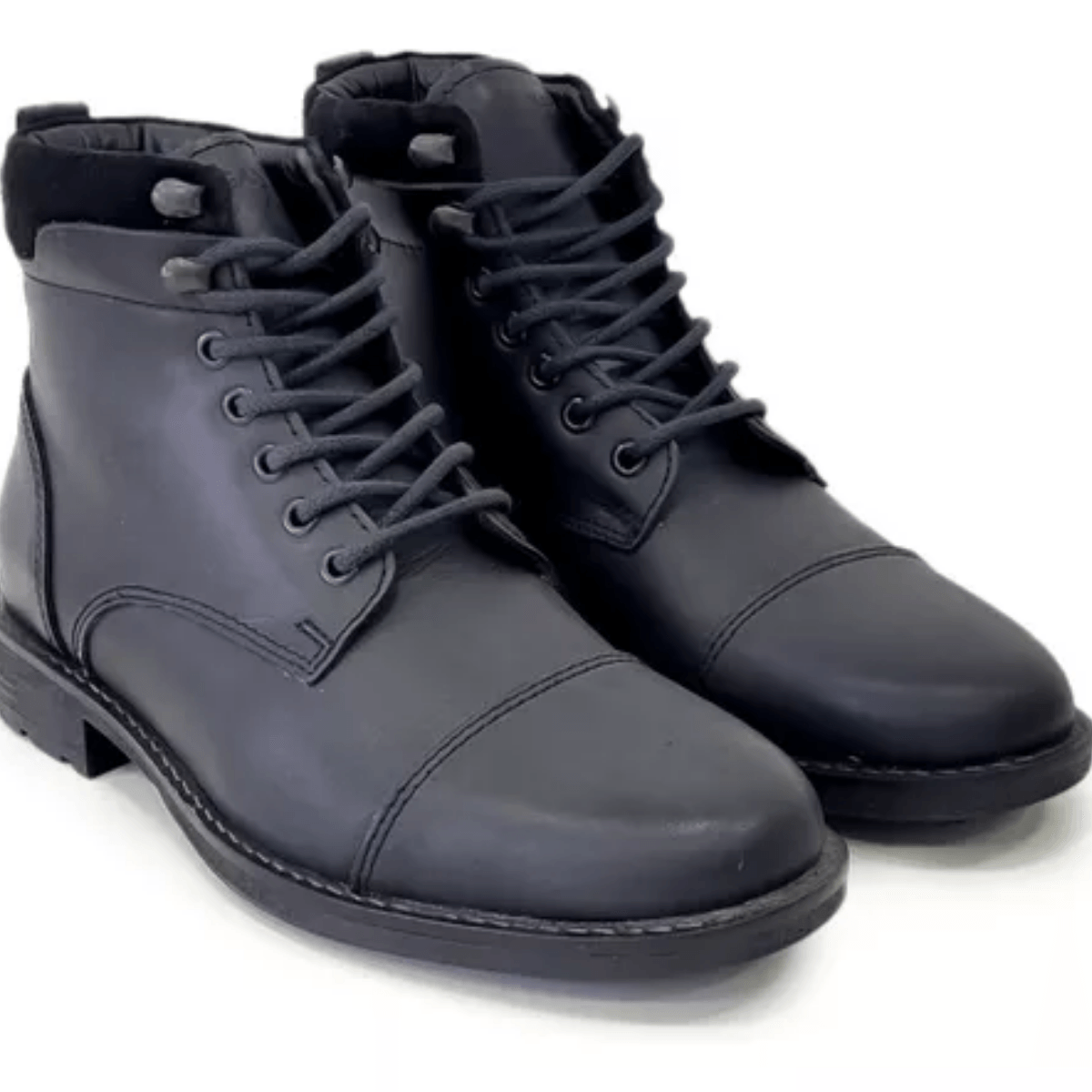 Cuero Borcegos Blengio Zapato Borcegos Stone Mujer Stone Borcegos