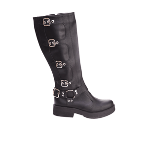 Botas Mujer Siris Caña Alta Con Hebillas