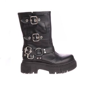 Botas Mujer Via Urbana Biker 4 Hebillas