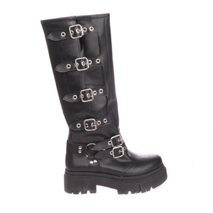 Botas Mujer Via Urbana Biker 6 Hebillas